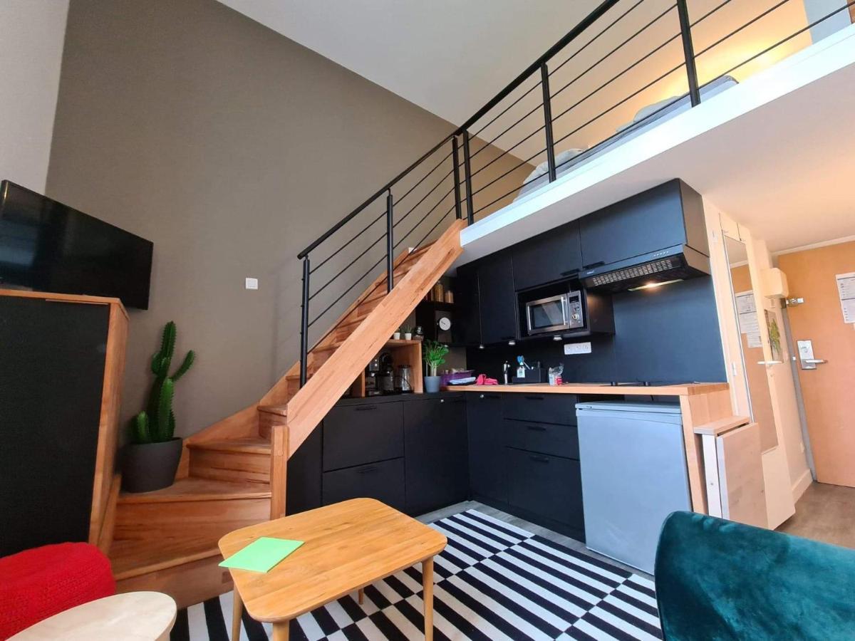 Studio Duplex Dans Residence De Standing Avec Piscine, Vue Sur Mer Le Croisic Kültér fotó